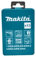 Afbeeldingen van Makita Metaalborenset HSS-G 13-dlg D-54019