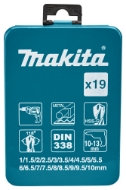 Afbeeldingen van Makita Metaalborenset HSS-G 19-dlg D-54025