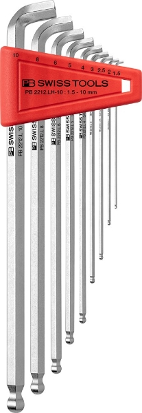 Afbeeldingen van PB Swiss Tools AG 100° inbussleutels, set in houder 22 Sechskant mm