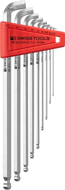 Afbeeldingen van PB Swiss Tools AG 100° inbussleutels, set in houder 22 Sechskant mm