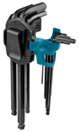 Afbeeldingen van Makita Inbussleutelset 9-dlg B-65894