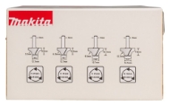 Afbeeldingen van Makita Freesset 4dlg 8mm D-53534